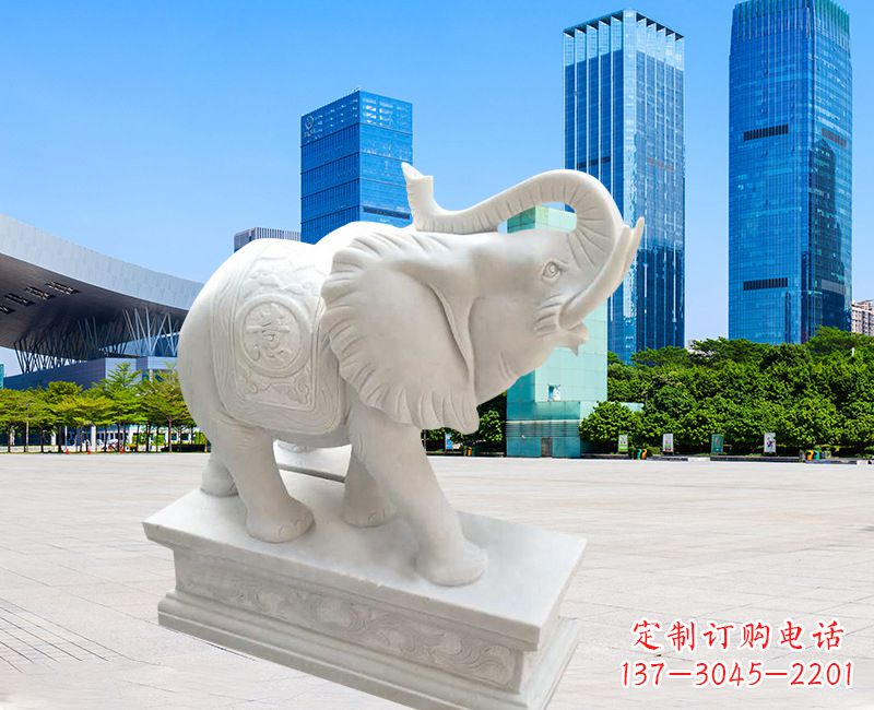 常州石雕大象喷泉