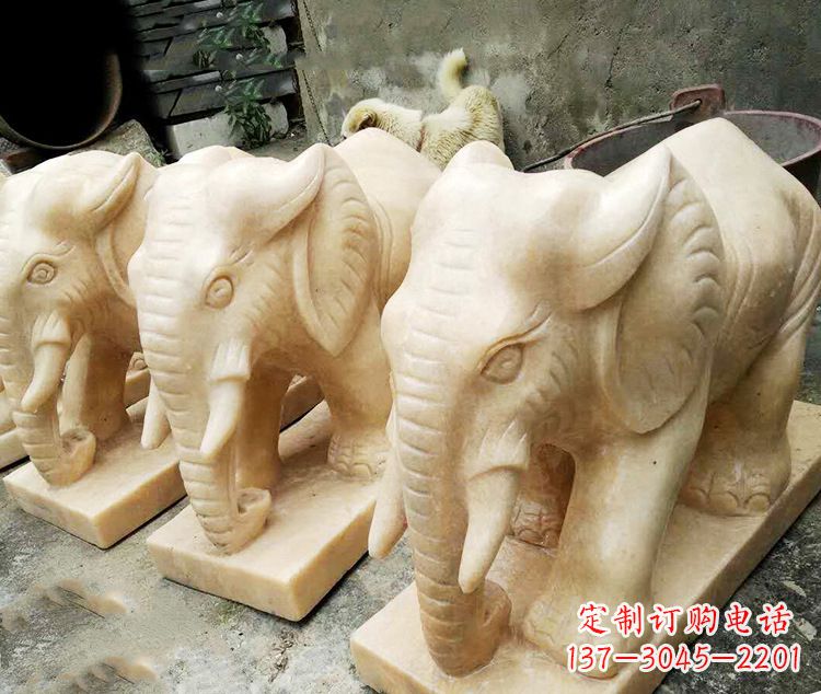 常州石雕大象喷水雕塑,令人惊叹的艺术之作