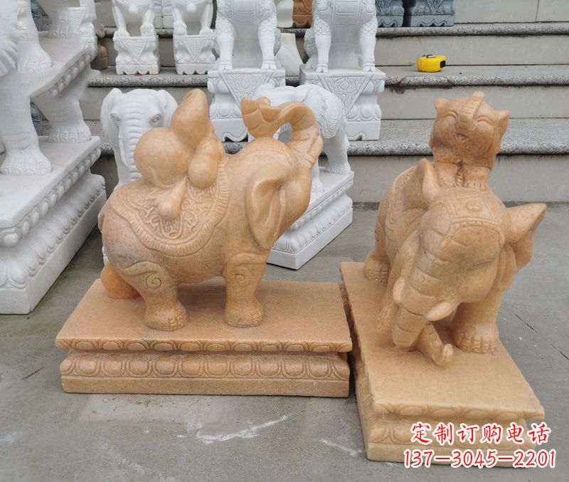 常州完美还原静谧大象雕塑