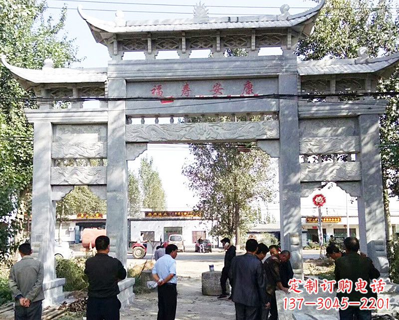 常州中领雕塑:专业制作精美的牌坊雕塑