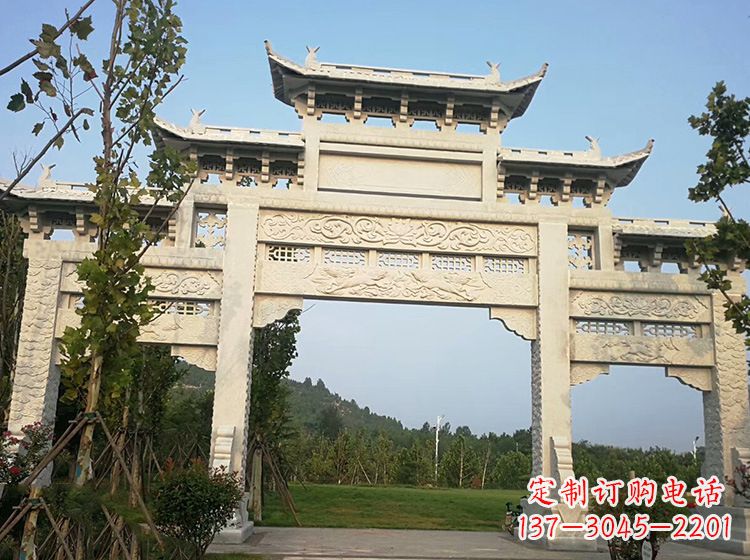 常州专业的石牌坊雕塑定制