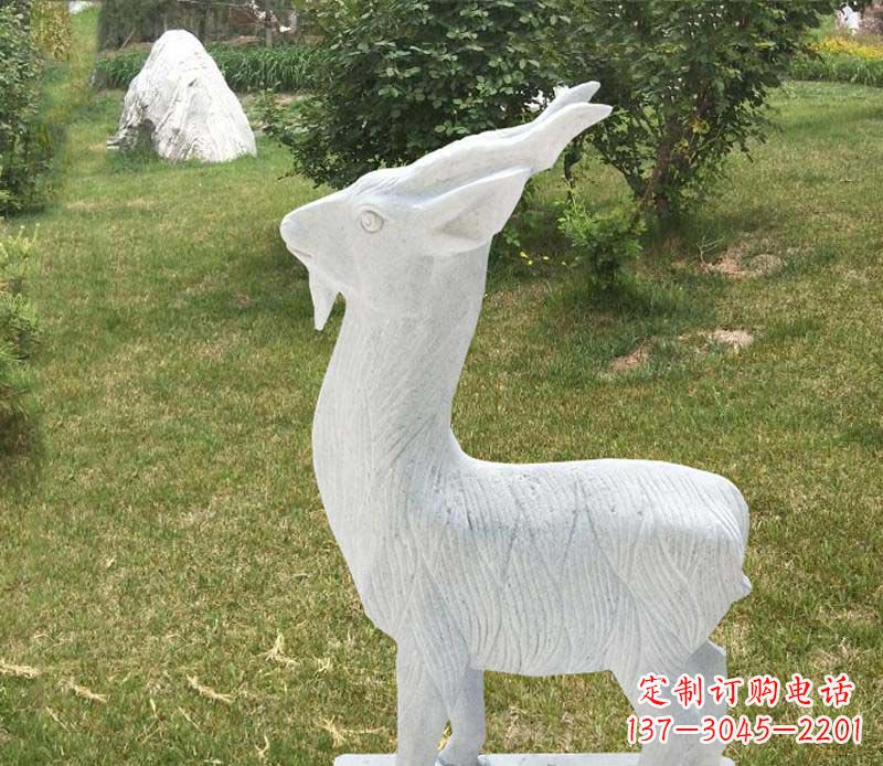 常州中领雕塑角度石雕动物羊雕塑