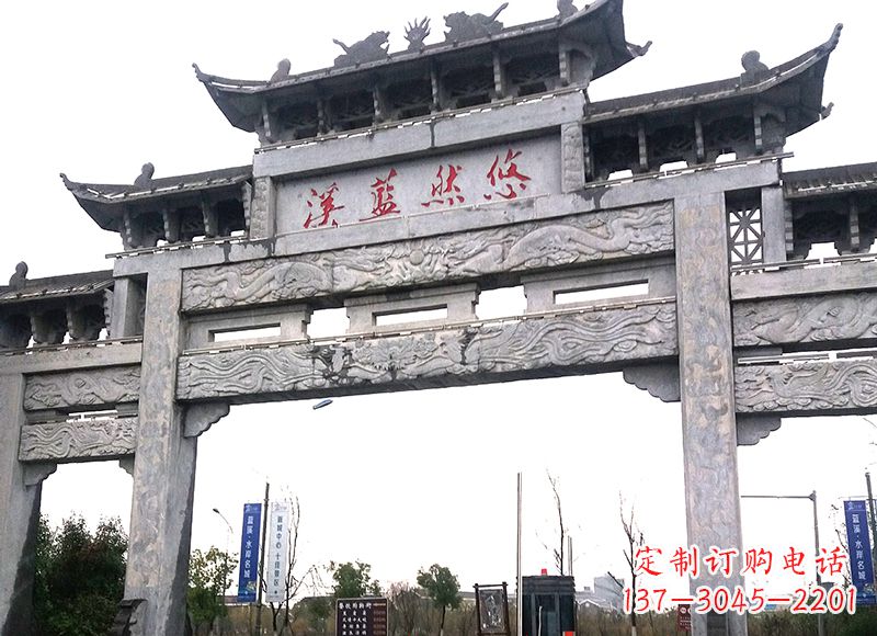 常州中领雕塑-最优质的牌坊雕塑定制
