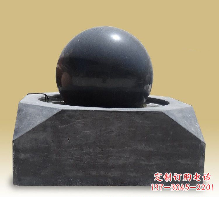 常州石雕风水球雕塑 (2)