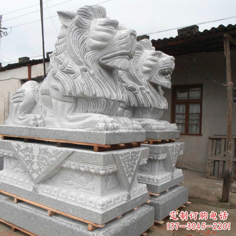 常州港币狮子雕塑,华丽展现华夏气势