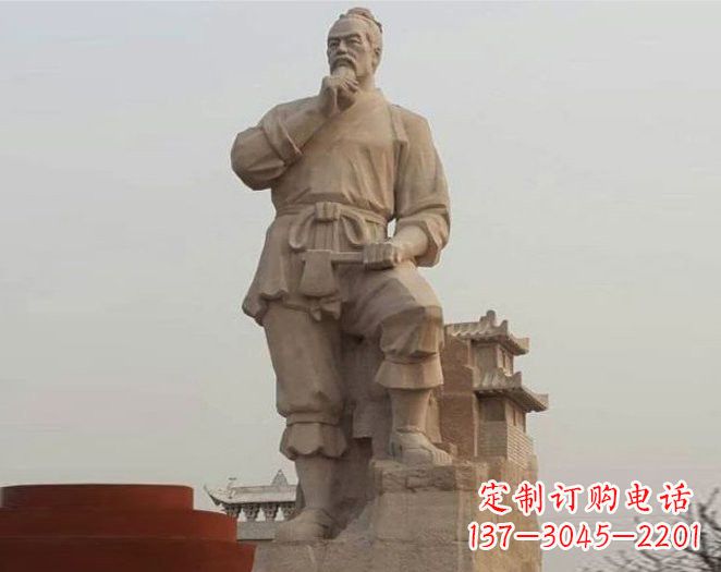 常州重拾古代风采,中领雕塑打造高贵的鲁班雕塑