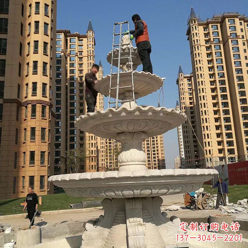 常州石雕九龙喷泉