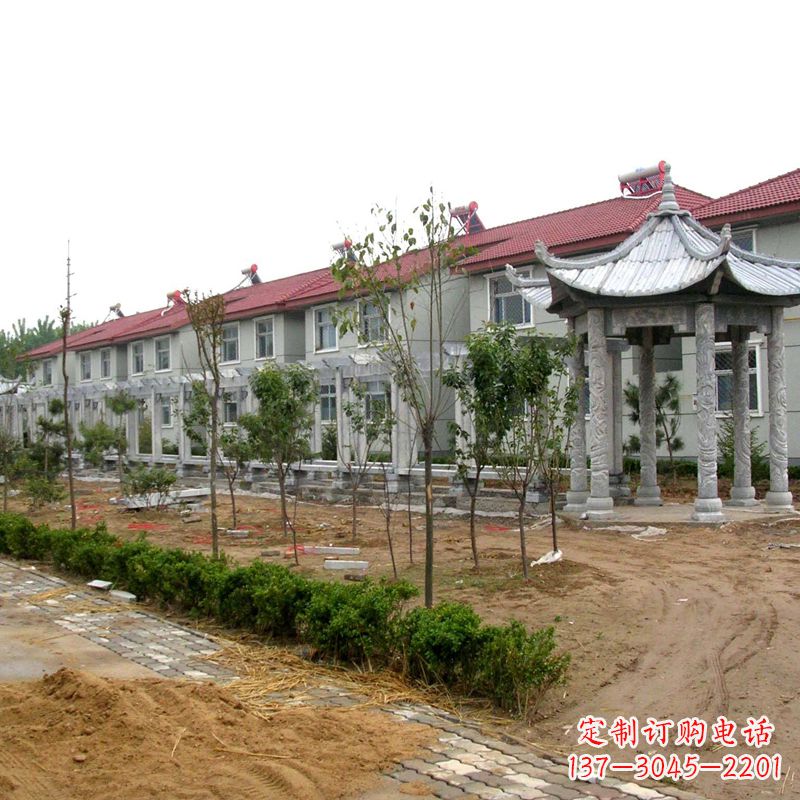 常州中领雕塑打造精美凉亭雕塑