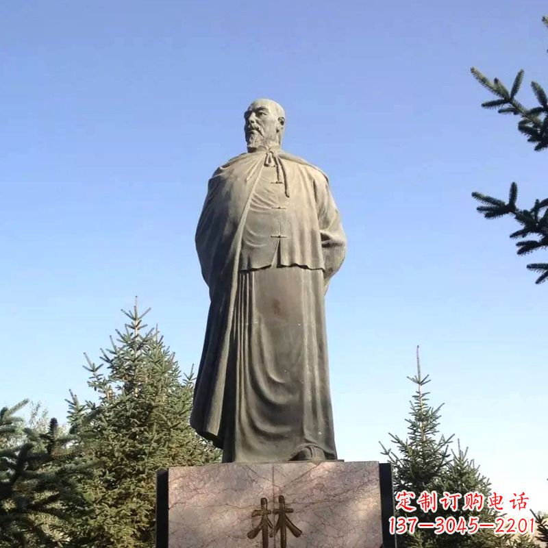 常州令人敬畏的林则徐雕像