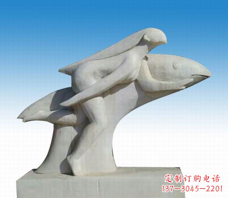 常州中领雕塑海豚雕塑,让你的公园变得出众!