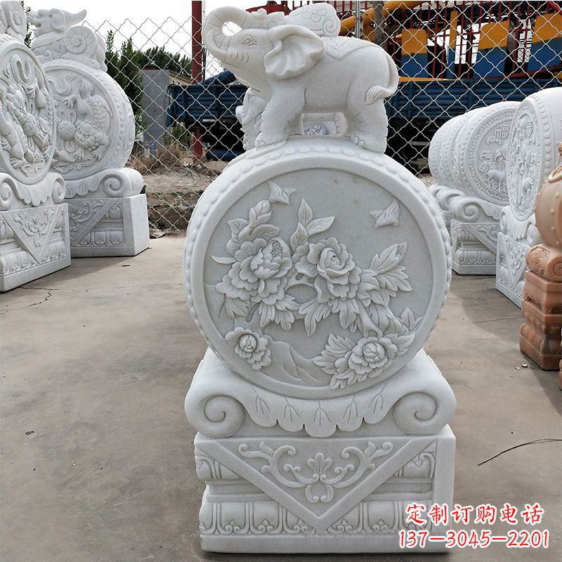 常州精美门墩雕塑,增添独特气质