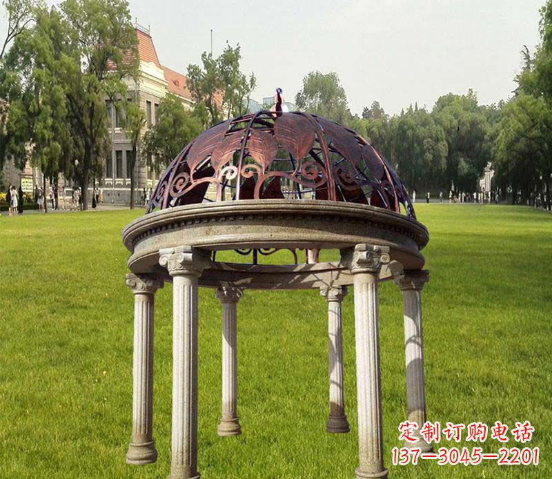 常州优质石雕凉亭,添彩美景