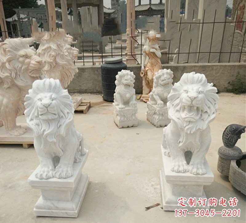 常州传承欧式历史的狮子雕塑