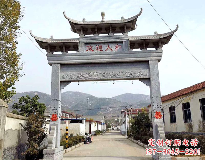 常州全球领先的石雕牌楼雕塑定制服务
