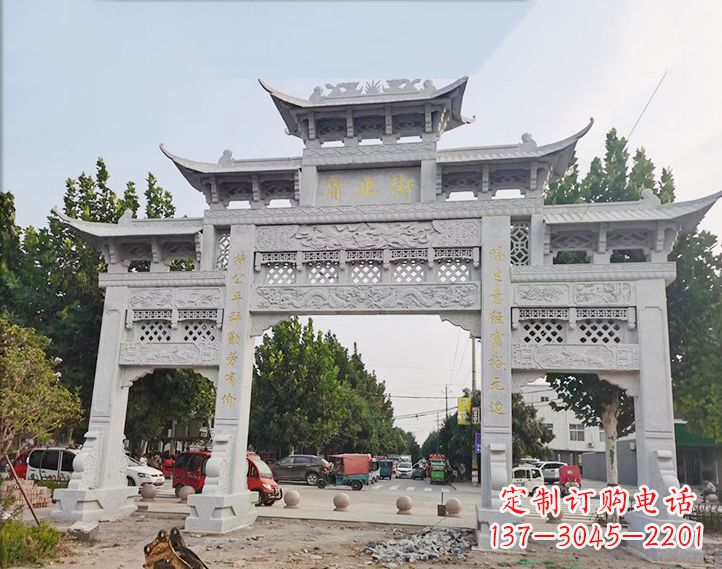 常州石雕牌坊-人物雕塑定制