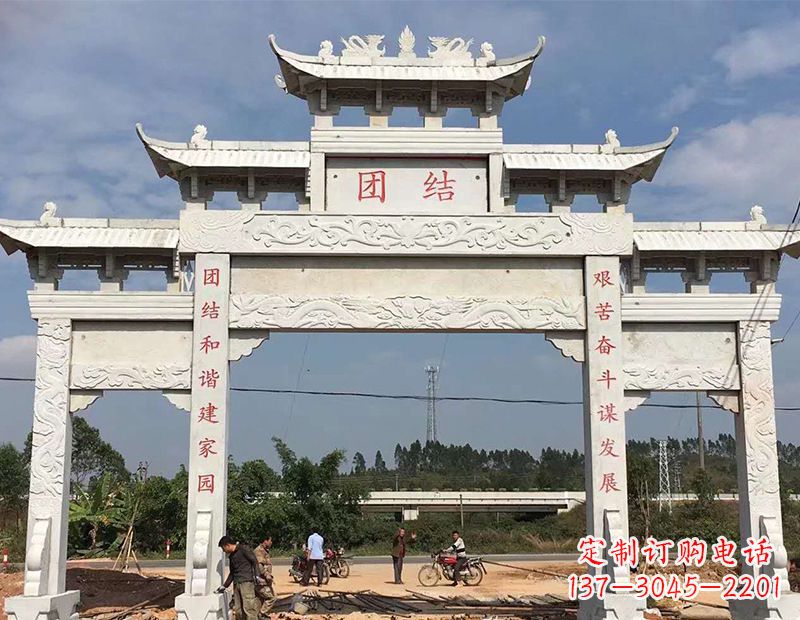 常州定制牌坊雕塑,展现精湛工艺