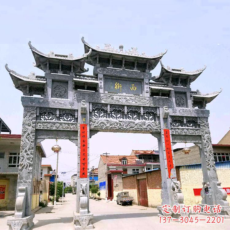 常州[经典领航，高品质石雕牌坊雕塑]