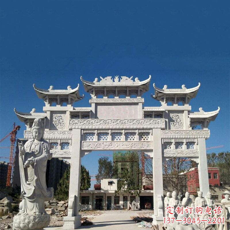 常州中领雕塑牌楼铸铜雕塑