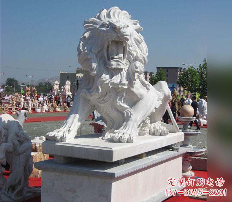 常州狮子雕塑,带来王者气派