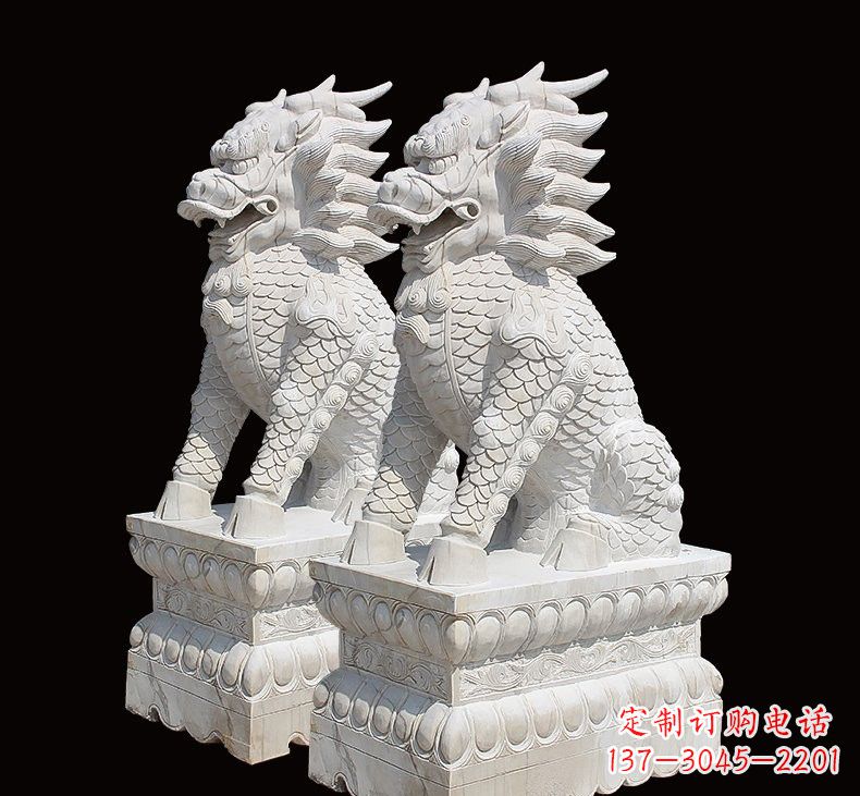 常州中领雕塑推出麒麟雕塑一对