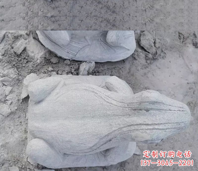 常州石雕青蛙雕塑