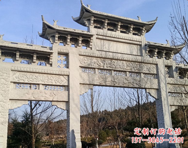 常州石雕乡村牌坊