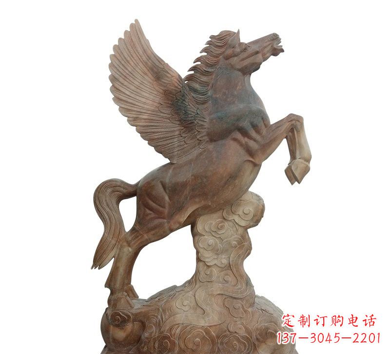 常州石雕祥云飞马