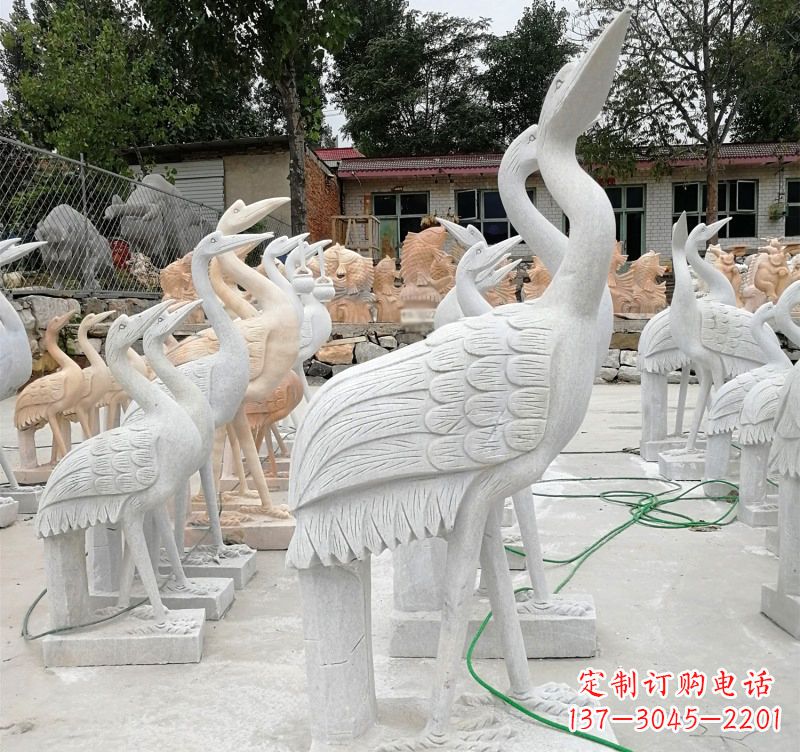 常州石雕小仙鹤
