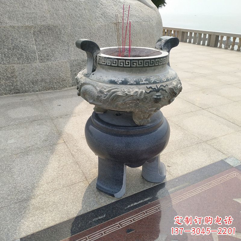 常州石雕圆香炉