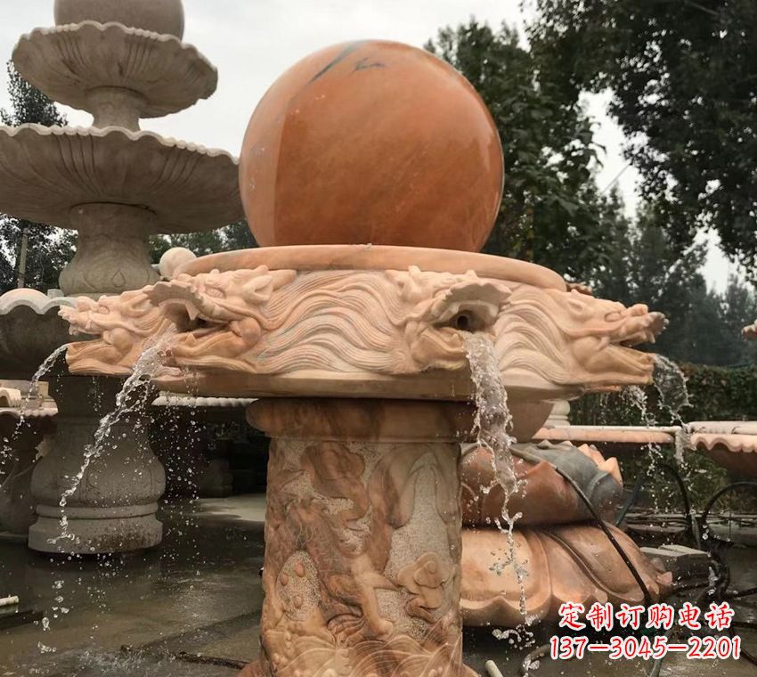 常州石雕自然流水喷泉