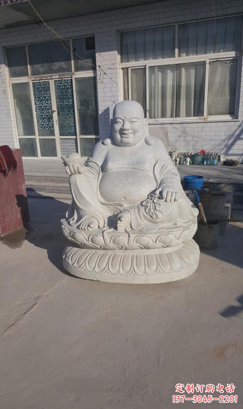 常州石雕坐式弥勒佛