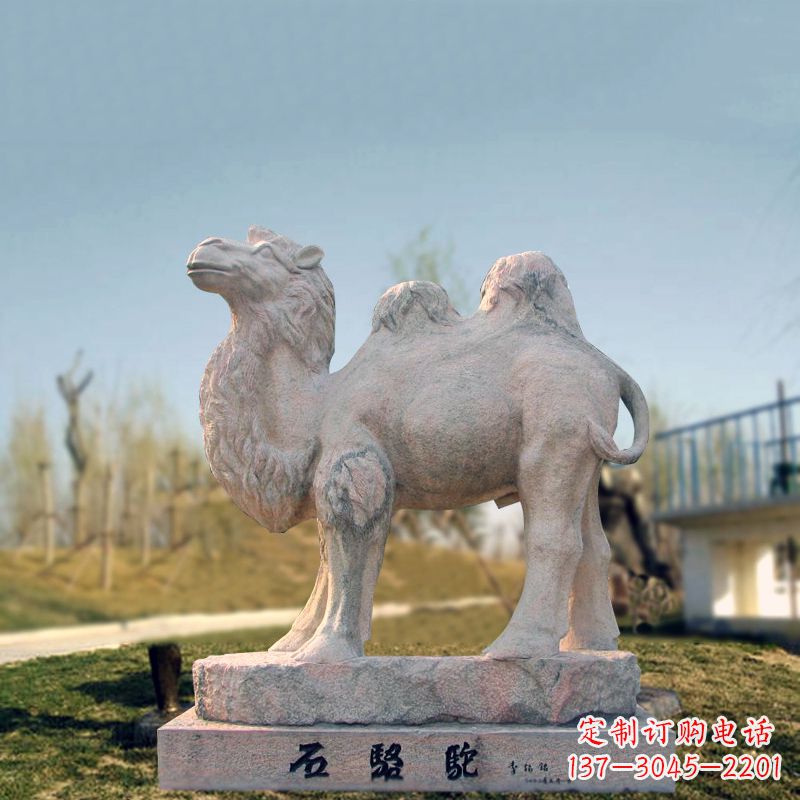 常州石骆驼动物雕塑
