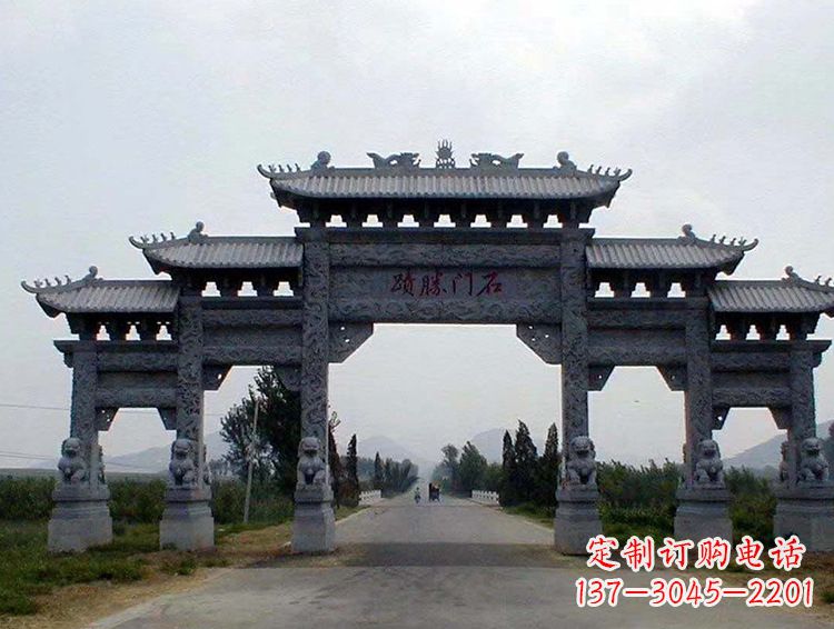 常州石牌坊 斗楼