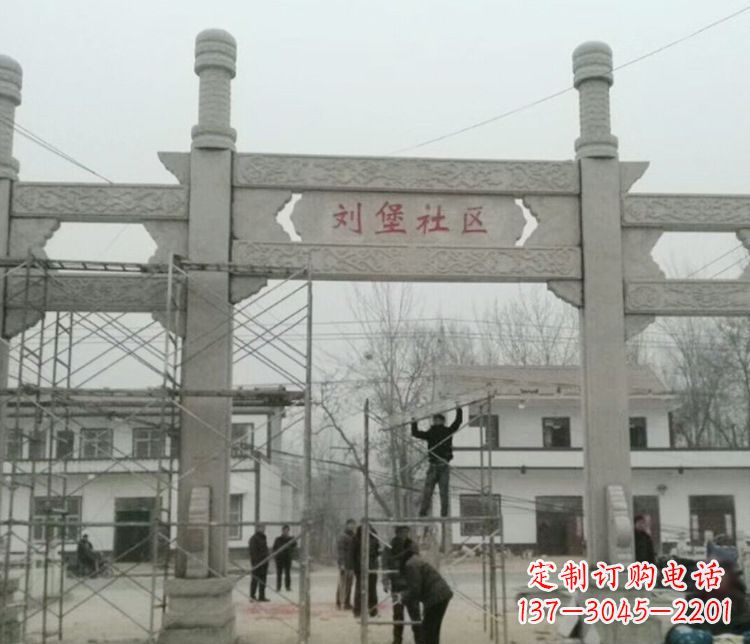 常州石牌坊道路石雕