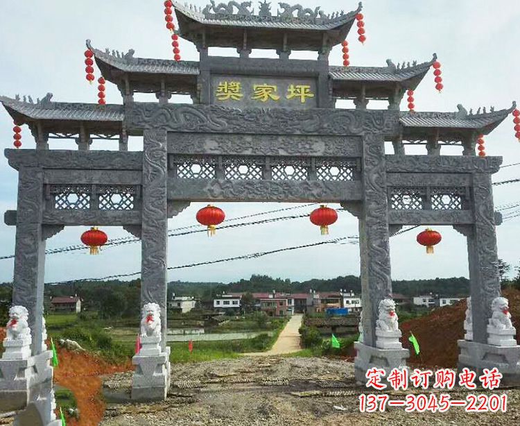 常州石牌坊石雕