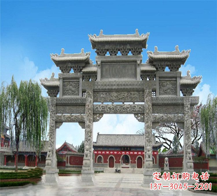 常州石牌坊效果图