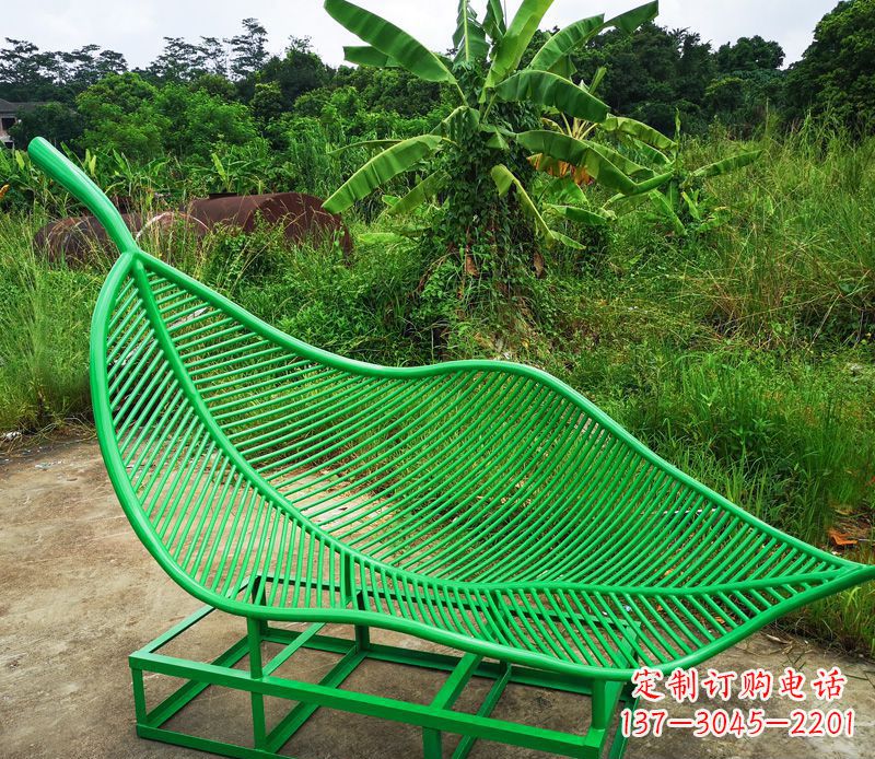 常州树叶不锈钢景观雕塑