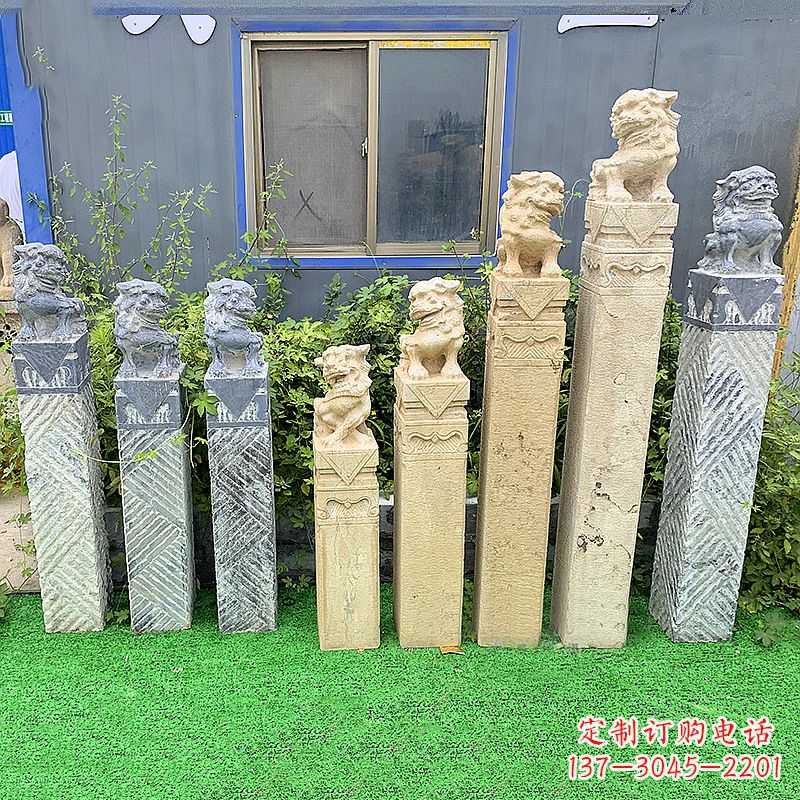 常州拴马桩狮子