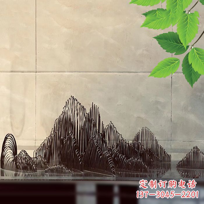 常州水景水池不锈钢假山雕塑