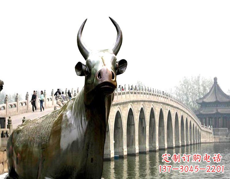 常州水牛铜雕景观