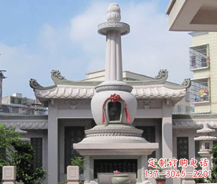 常州寺庙景观舍利塔石雕 (4)