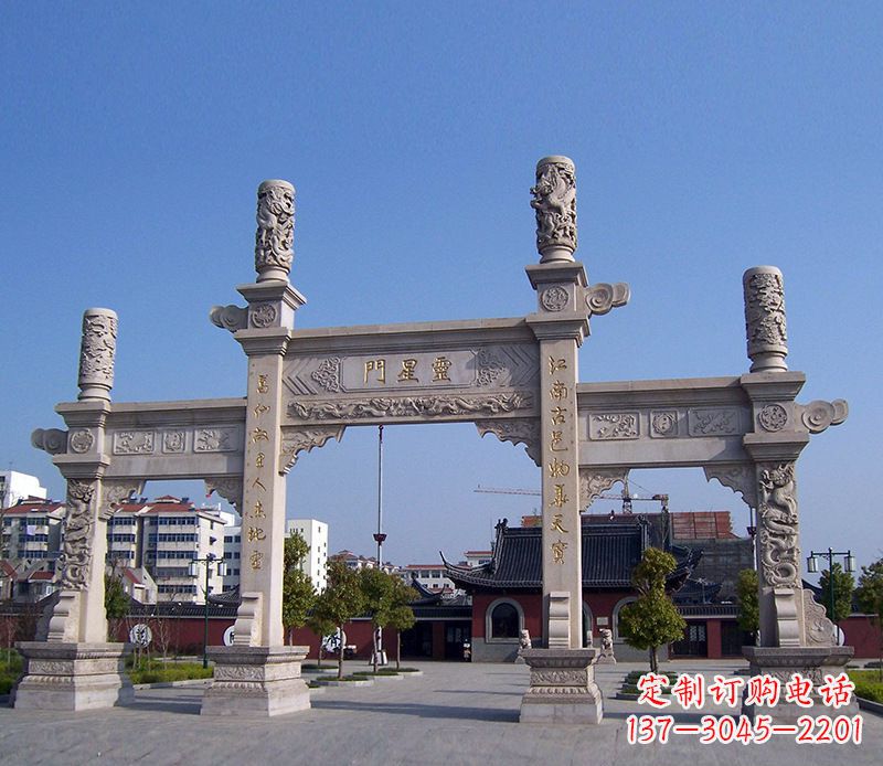 常州寺庙景观石牌坊