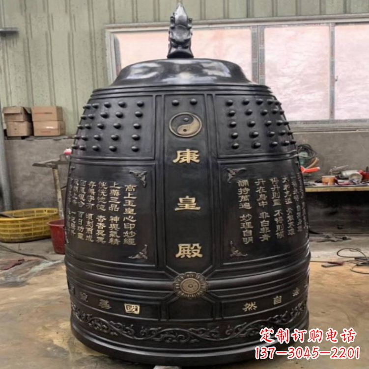 常州寺庙铜雕挂钟