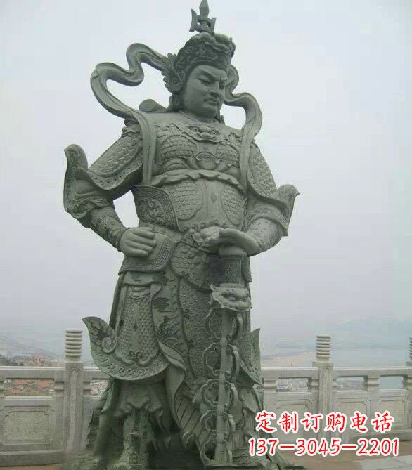 常州寺庙韦陀菩萨石雕