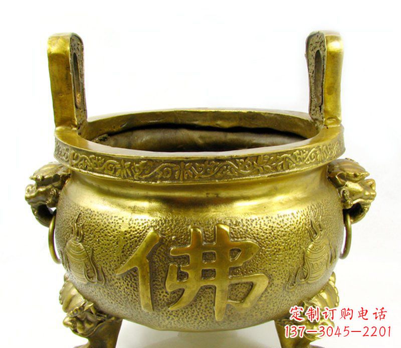 常州寺庙香炉铜雕 (6)