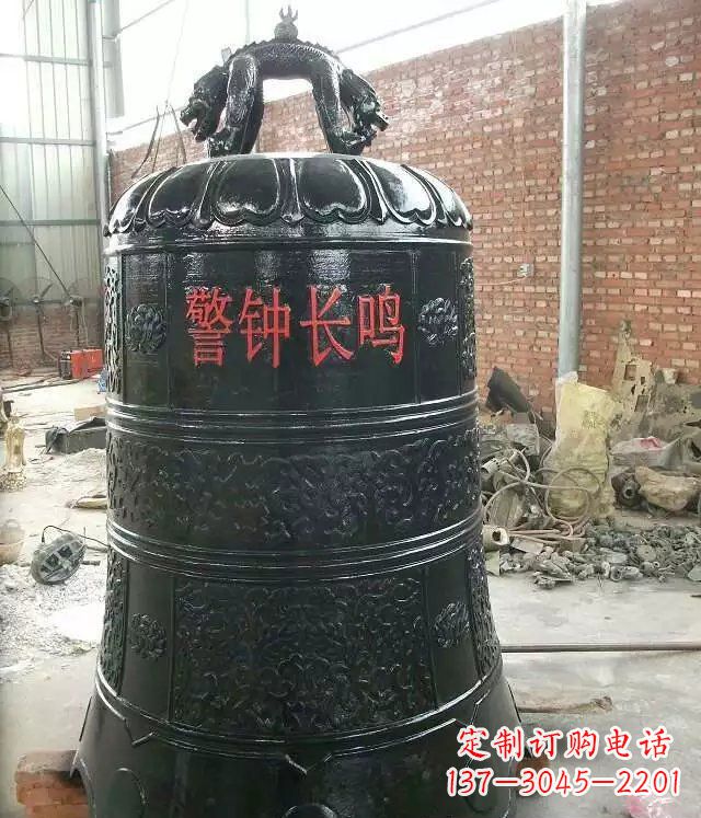 常州寺庙铸铜钟铜雕 (4)