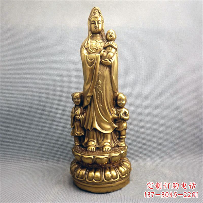 常州送子观音纯铜雕塑