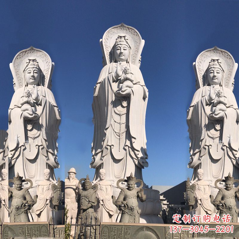 常州送子观音大型石雕塑