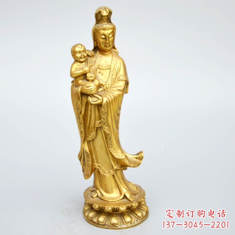 常州送子观音铜雕