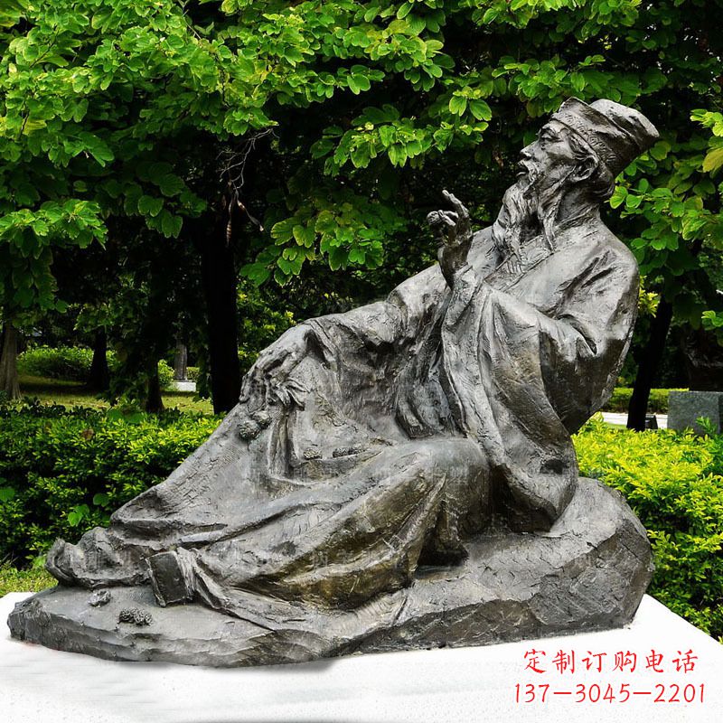 常州苏轼雕像古代历史名人北宋著名文学家书画家铜雕